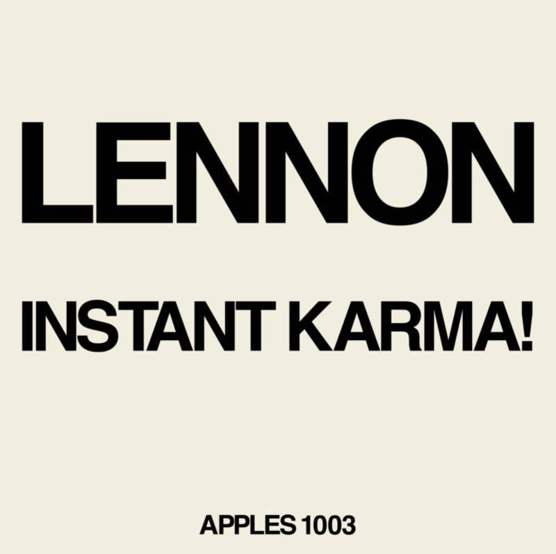 Lennon/Ono With The Plastic Ono Band Instant Karma! (2020 Ultimate Mixes) [7" Single] | RSD DROP