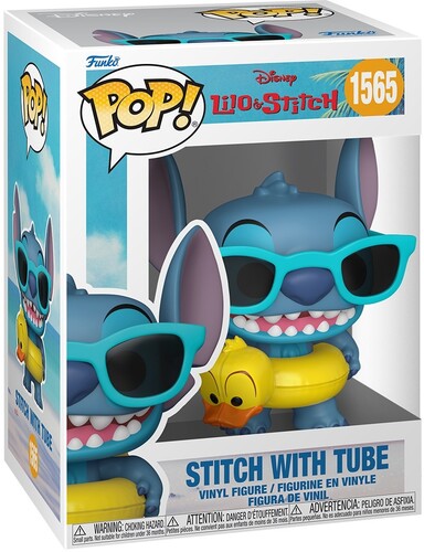 Lilo & Stitch FUNKO POP! Disney: Lilo & Stitch - Stitch With Tube (Vinyl Figure, Collectible)