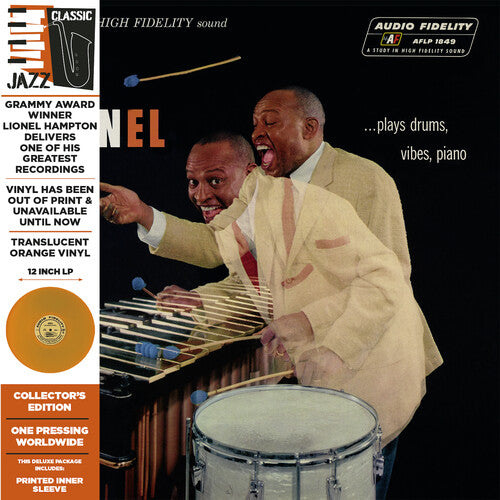 Lionel Hampton Lionel... Plays Drums, Vibes, Piano (Colored Vinyl, Translucent Orange, Deluxe Edition, Limited Edition, Remastered)