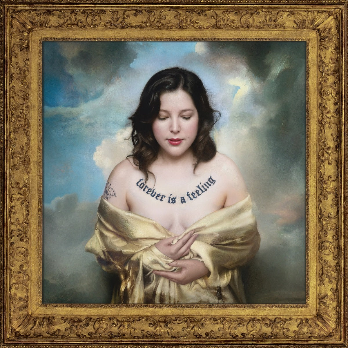 Lucy Dacus Forever Is A Feeling (Indie Exclusive, Limited Edition, Liquid Gold Colored Vinyl, Autographed / Star Signed)