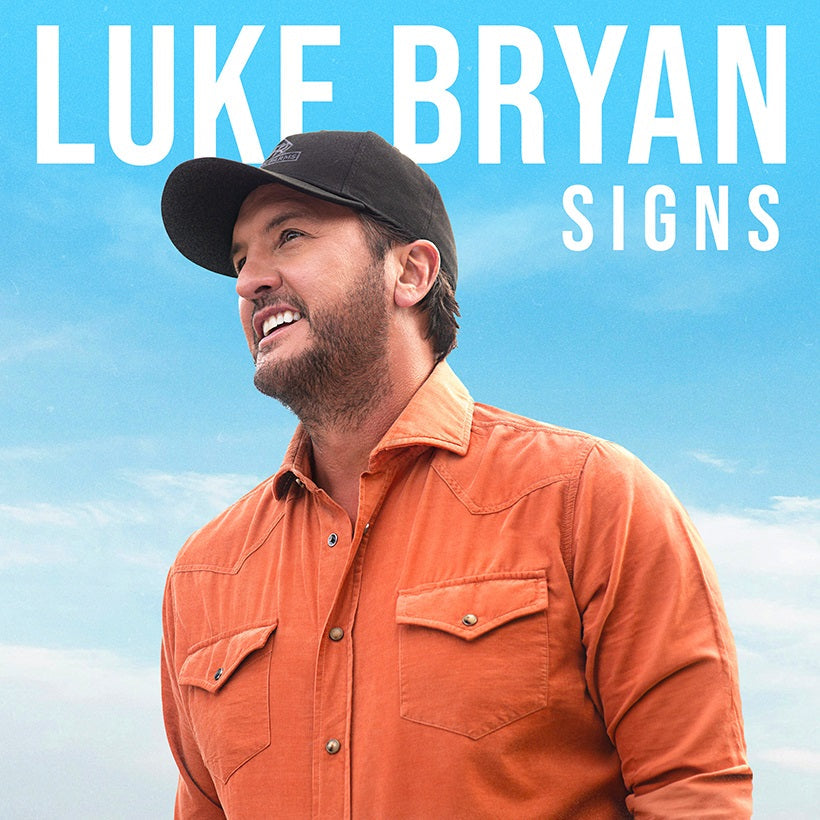 Luke Bryan Signs ("Hunt" Orange Colored Vinyl)