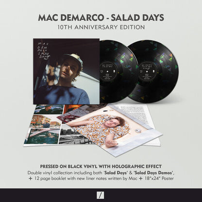 Mac Demarco Salad Days: 10th Anniversary Edition (Holographic Black Colored Vinyl, Booklet, Anniversary Edition, Poster) (2 Lp)