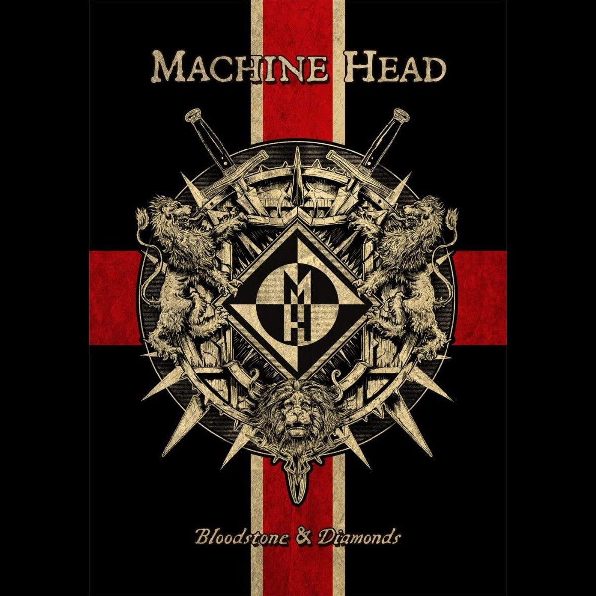 Machine Head Bloodstone & Diamonds (10th Anniversary) (Limited Edition, Clear, Black, Red & Gold Splatter Colored Vinyl) (2 Lp's)