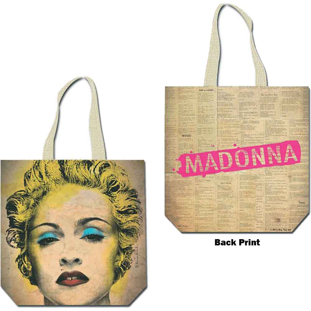 Madonna COTTON TOTE BAG: CELEBRATION (BACK PRINT)