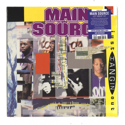Main Source Just Hangin' Out / Live At The Barbecue (Colored Vinyl, Purple) (7" Single)