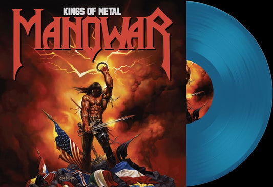 Manowar Kings Of Metal (Limited Edition, Transparent Blue Colored Vinyl) [Import]