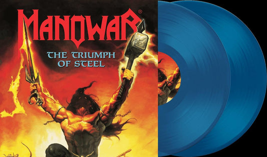Manowar The Triumph Of Steel (Limited Edition, Transparent Blue Colored Vinyl) [Import] (2 Lp)