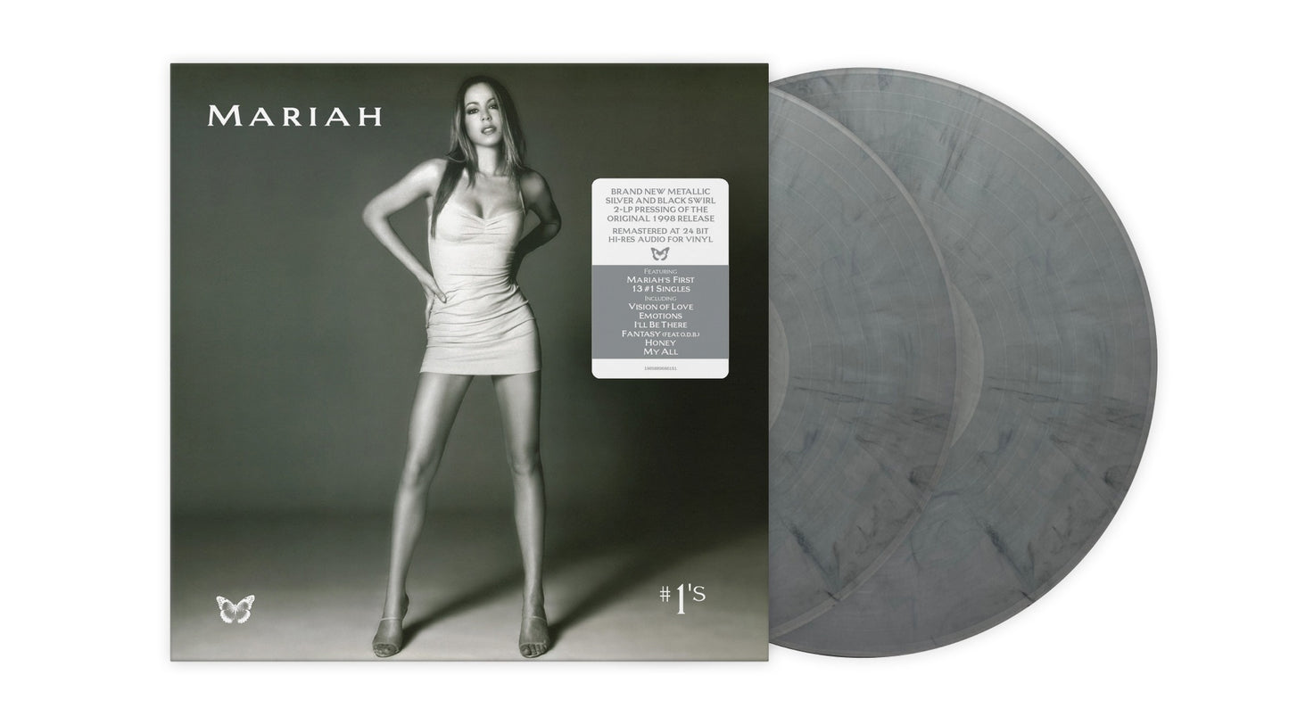 Mariah Carey #1's (Bonus Tracks, Colored Vinyl, Silver & Black Swirl) (2 Lp's)