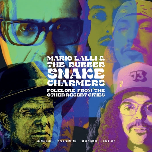 MARIO LALLI & THE RUBBER SNAKE CHARMERS Folklore From Other Desert Cities (Yellow/Green/Magenta Vinyl)