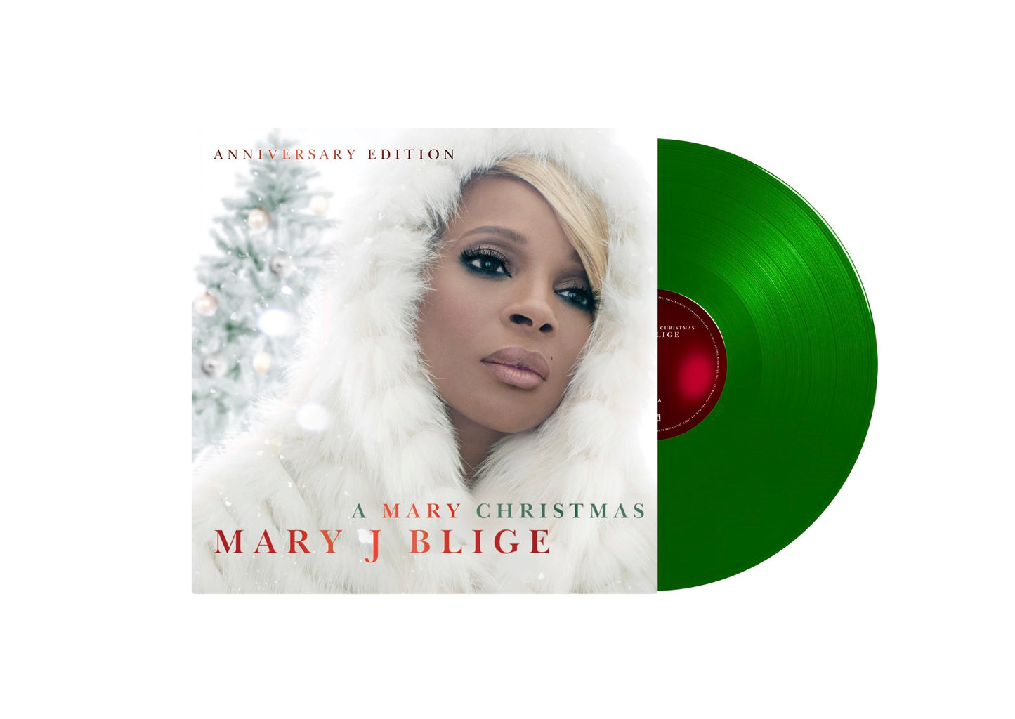 Mary J. Blige A Mary Christmas (Anniversary Edition) [Translucent Green 2 LP]