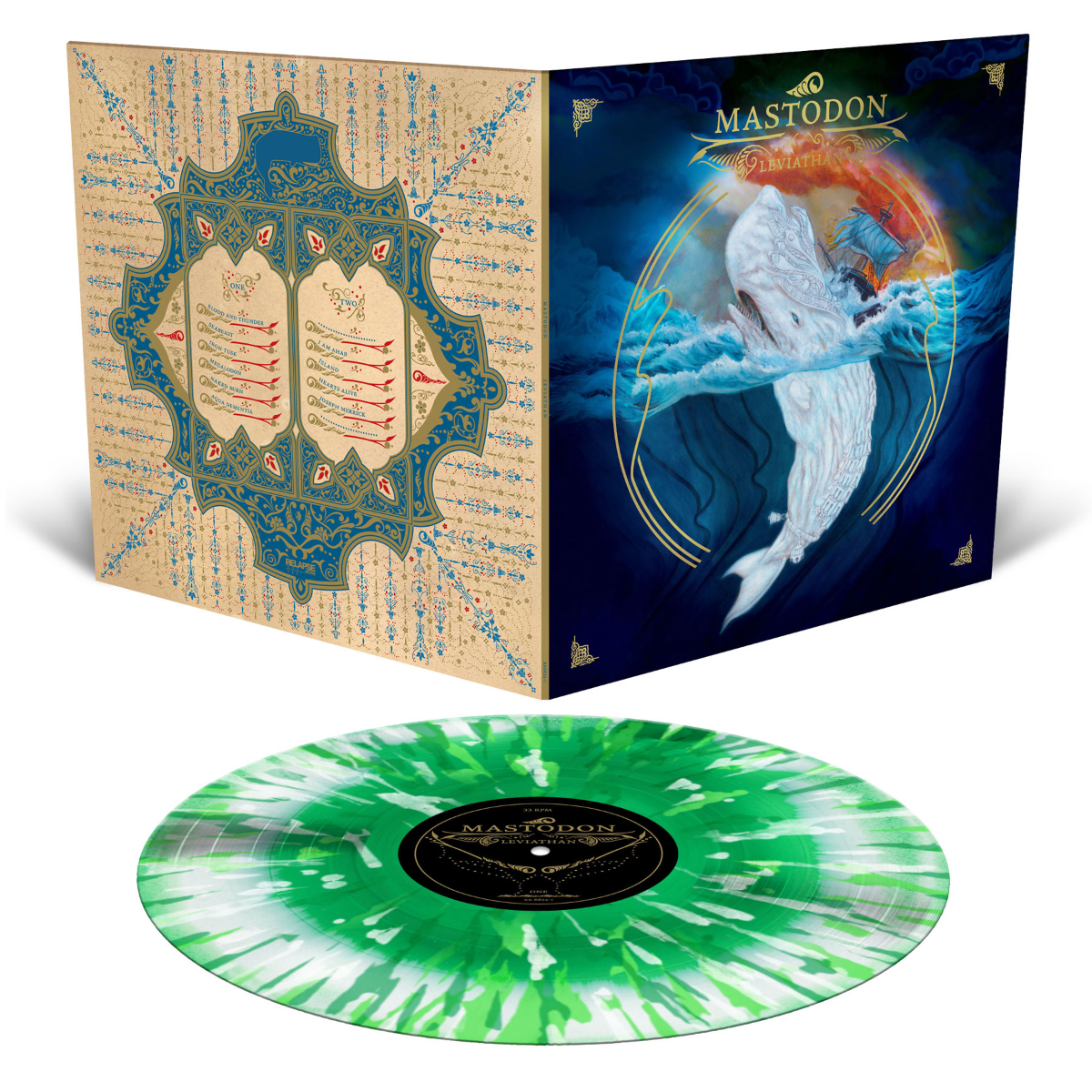 Mastodon Leviathan: 20th Anniversary Edition (Colored Vinyl, White, Green, Splatter)