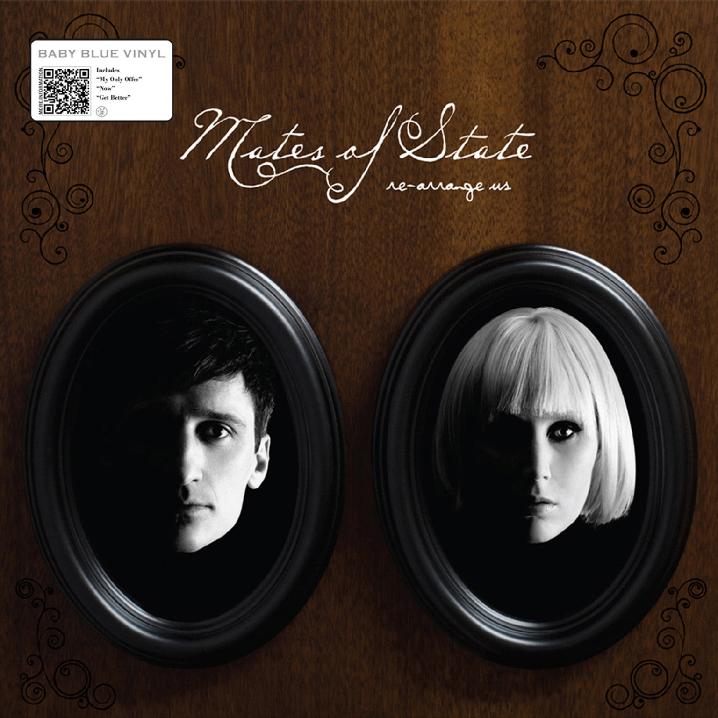 Mates of State Re-Arrange Us (Blue Vinyl)