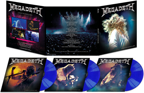 Megadeth A Night In Buenos Aires (Limited Edition, Blue Vinyl) (3 Lp's)