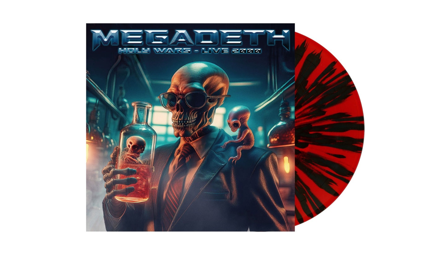 Megadeth Holy Wars - Live 2000 (Red W/ Black Splatter Vinyl)