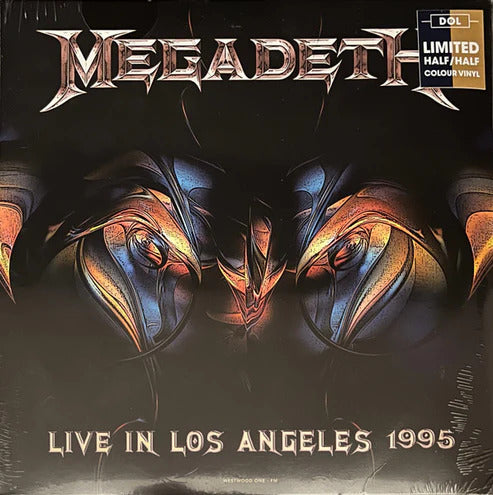 Megadeth Live In Los Angeles 1995 (Limited Half-Half Royal Blue/Gold Vinyl)