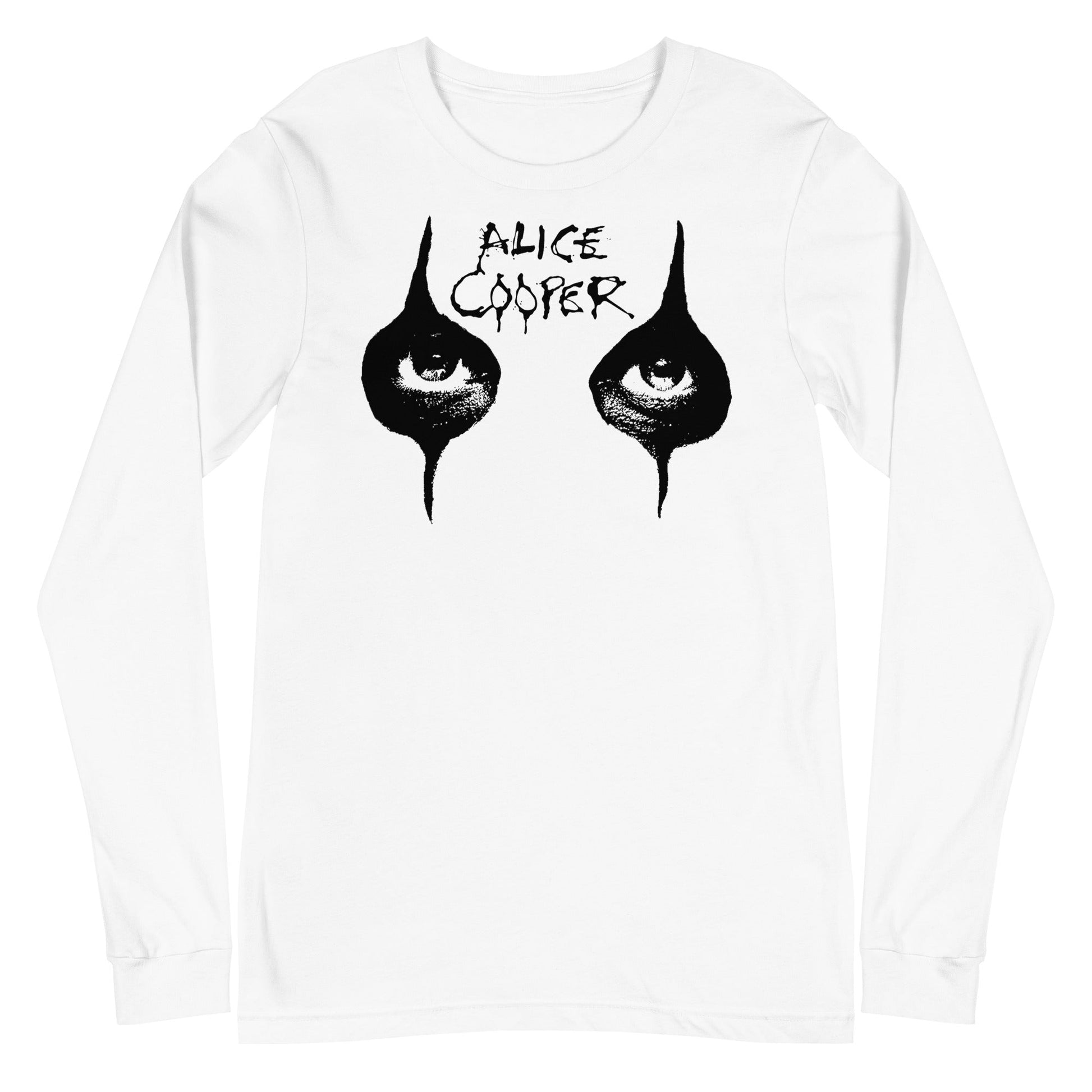 MerchMoment Alice Cooper - Eyes Long Sleeve T-Shirt White