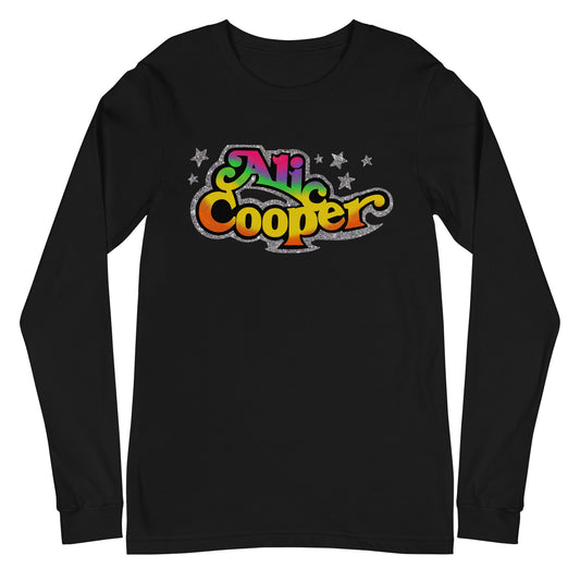 MerchMoment Alice Cooper - Gradient Star Long Sleeve T-Shirt Black