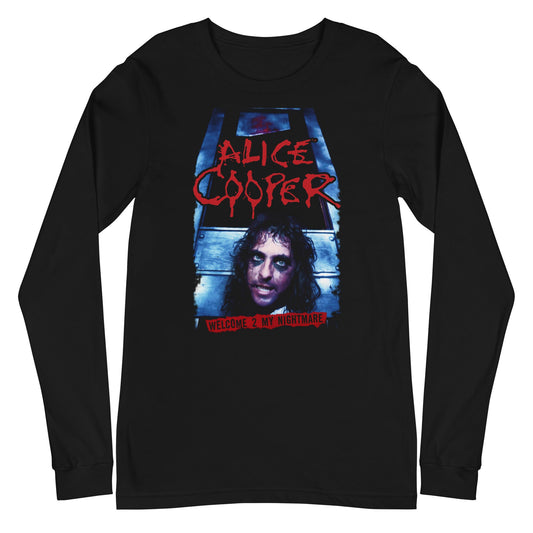 MerchMoment Alice Cooper - Nightmare Long Sleeve T-Shirt Black