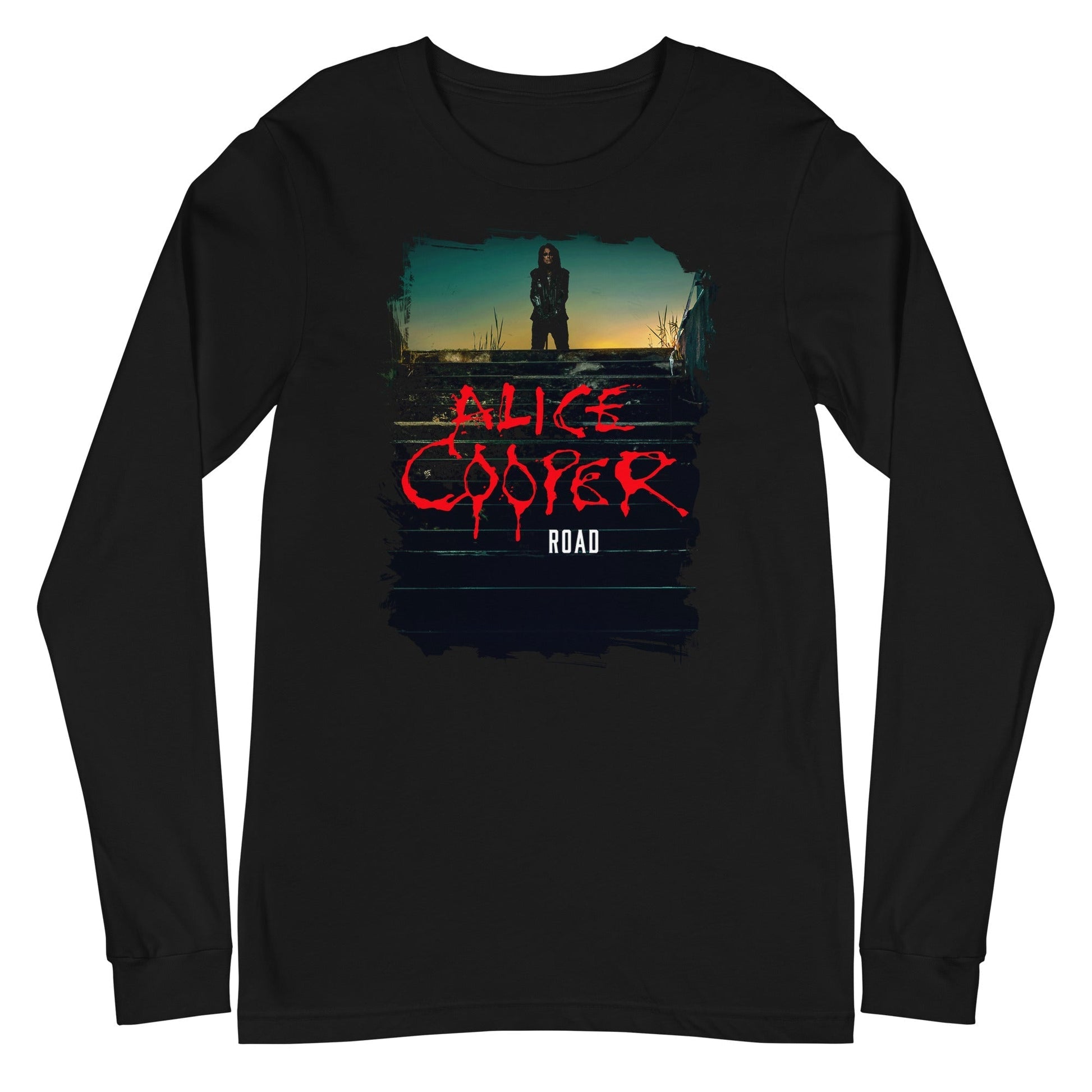 MerchMoment Alice Cooper - Road Long Sleeve T-Shirt Black