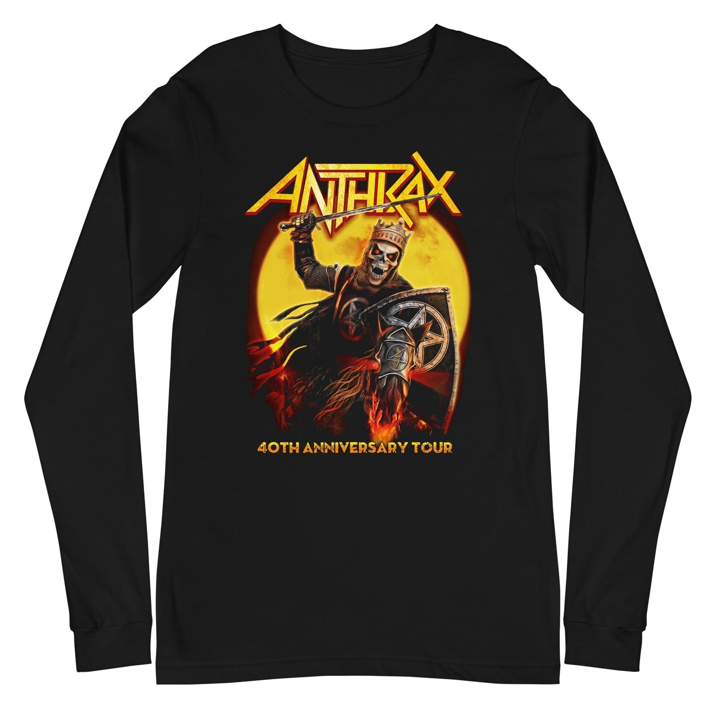 MerchMoment Anthrax - Dead Cavalry Long Sleeve T-Shirt Black