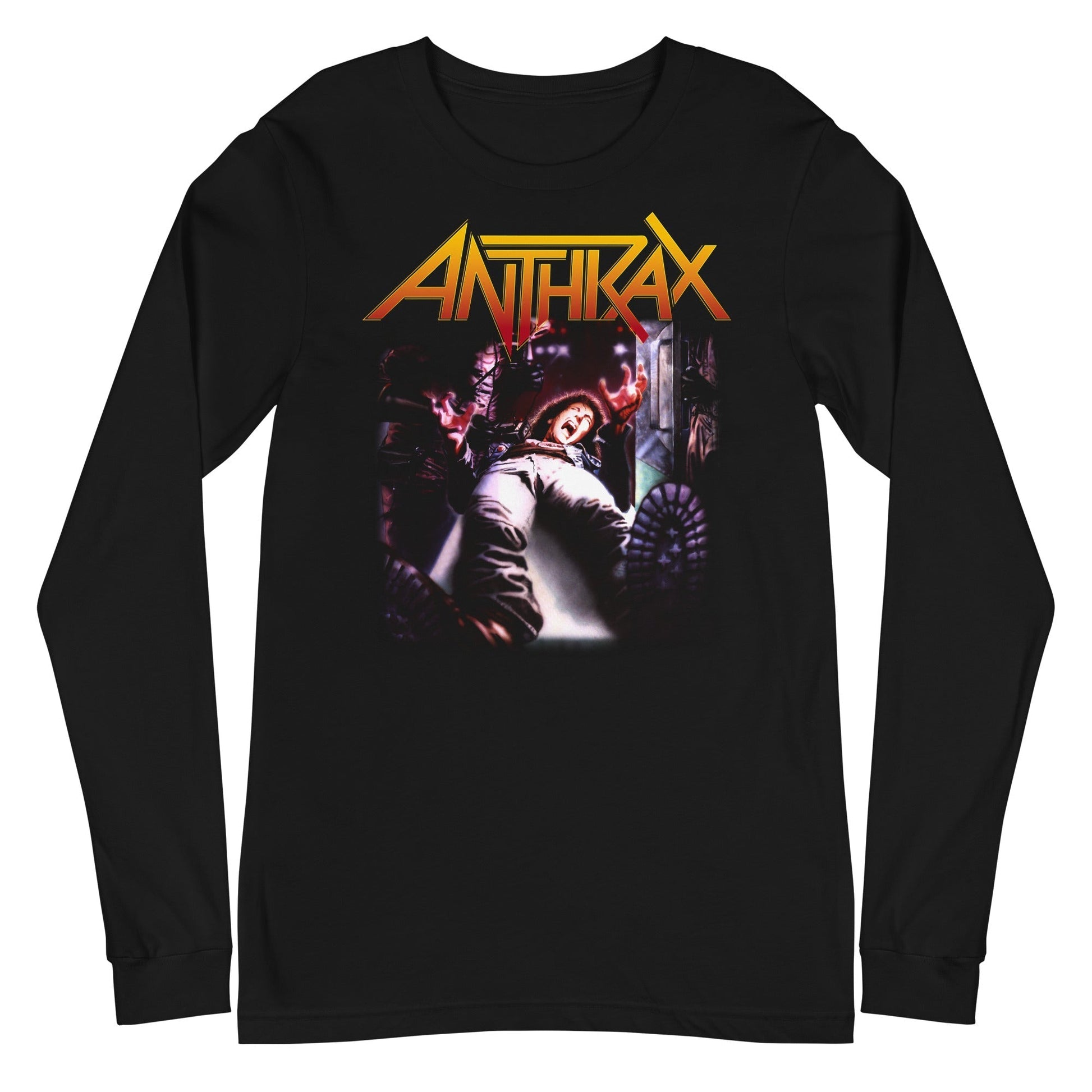 MerchMoment Anthrax - Die on Your Feet Long Sleeve T-Shirt Black
