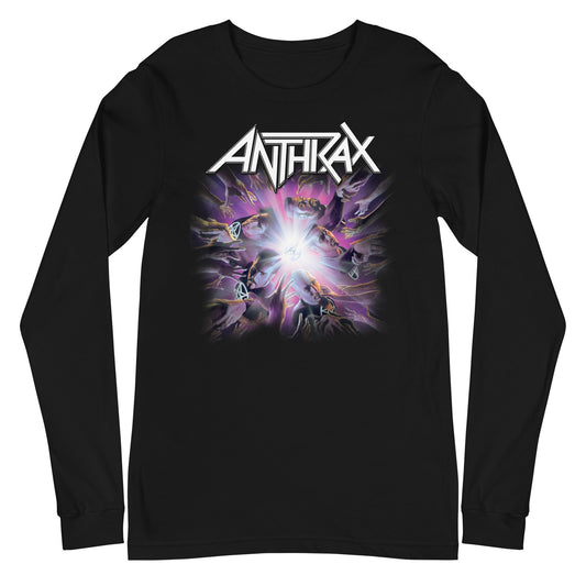 MerchMoment Anthrax - Galaxies Long Sleeve T-Shirt Black