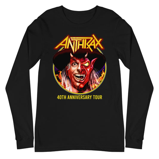 MerchMoment Anthrax - Half Devil Long Sleeve T-Shirt Black