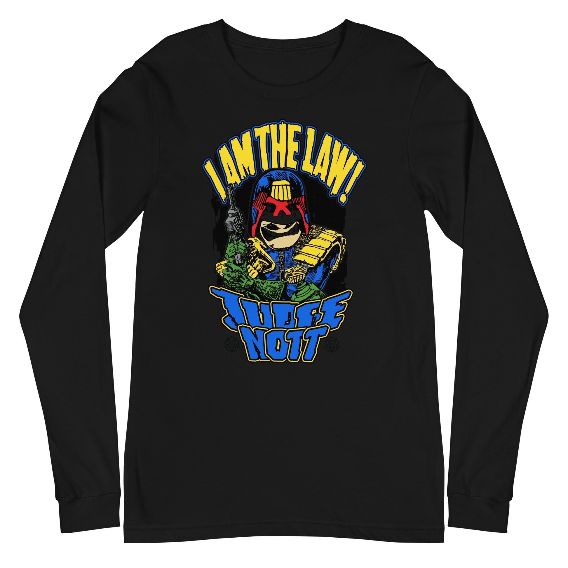 MerchMoment Anthrax - I Am The Law Long Sleeve T-Shirt Black