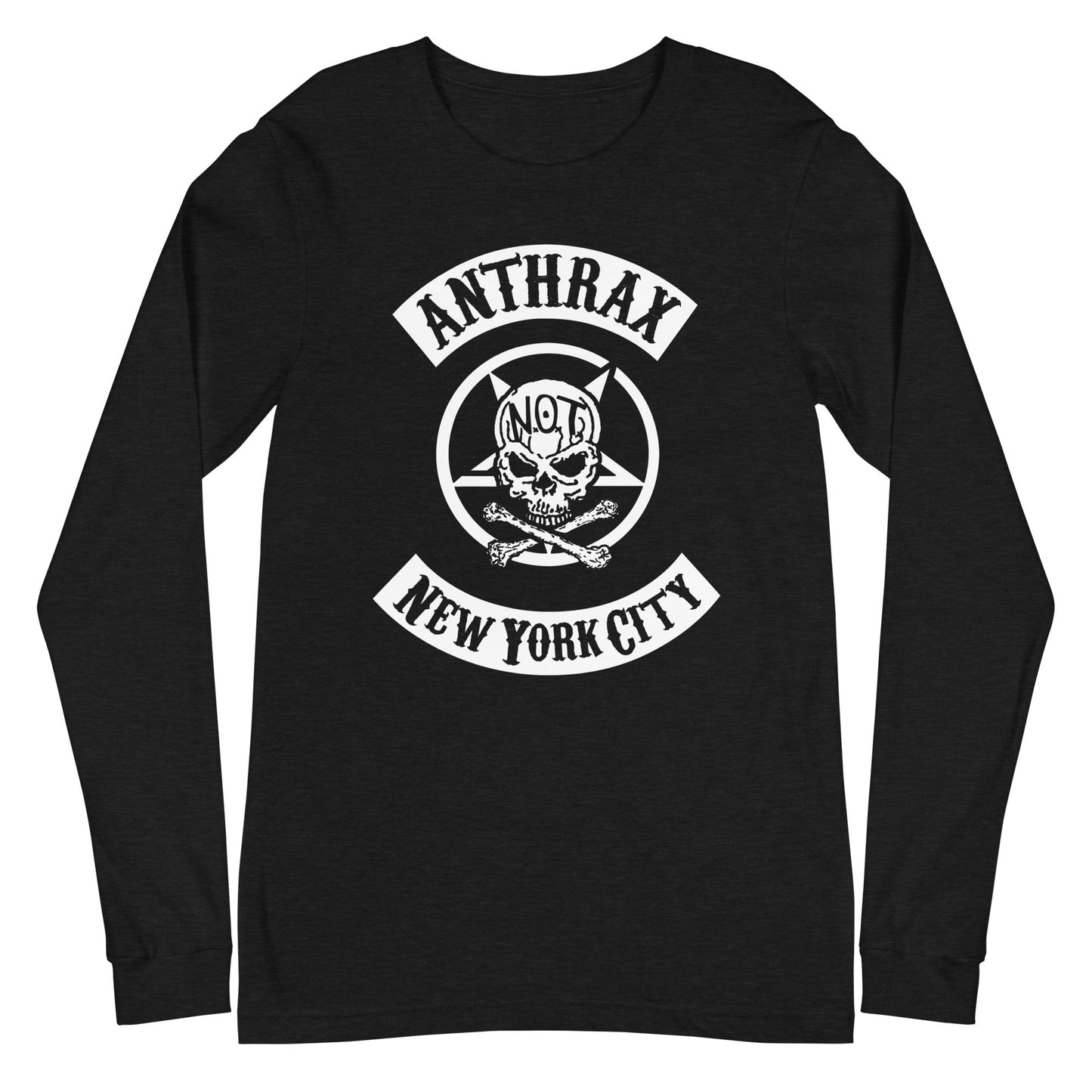 MerchMoment Anthrax - New York City Long Sleeve T-Shirt Black