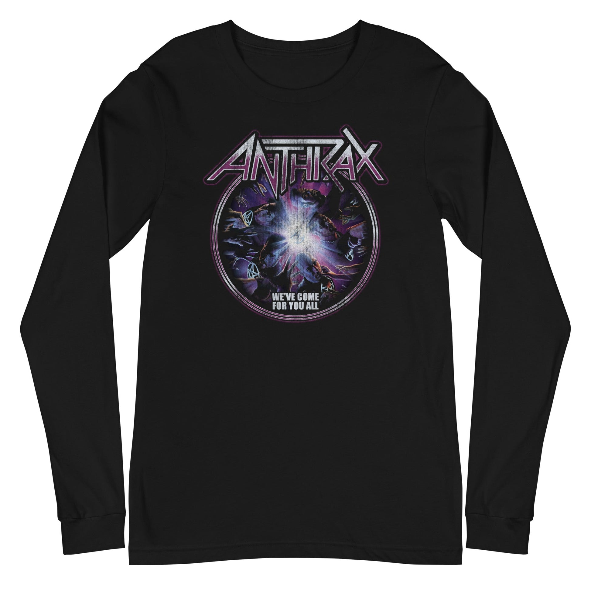 MerchMoment Anthrax - We've Come For You All Long Sleeve T-Shirt Black
