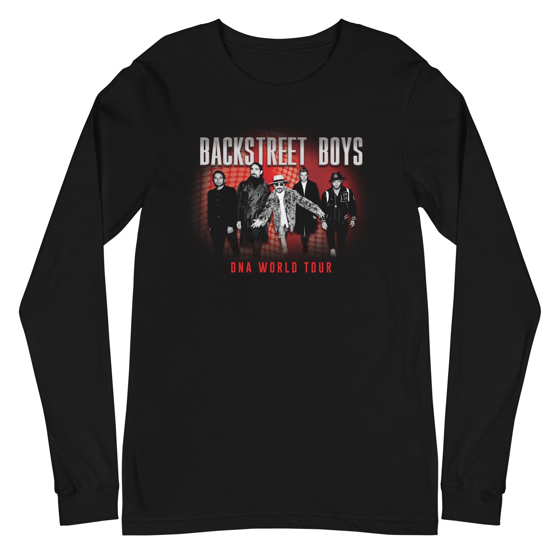 MerchMoment Backstreet Boys - DNA World Tour Long Sleeve T-Shirt Black