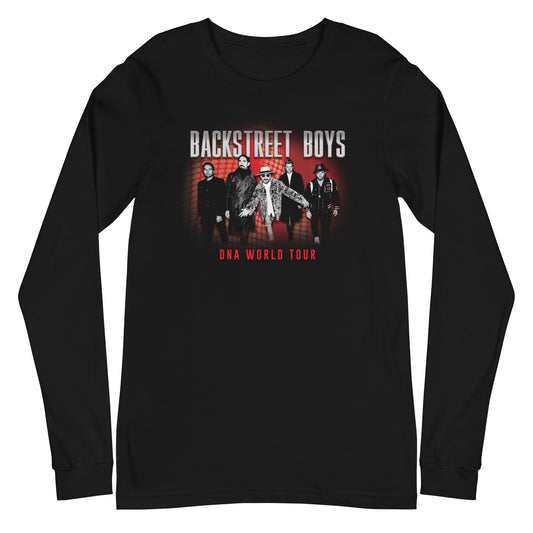 MerchMoment Backstreet Boys - DNA World Tour Long Sleeve T-Shirt Black