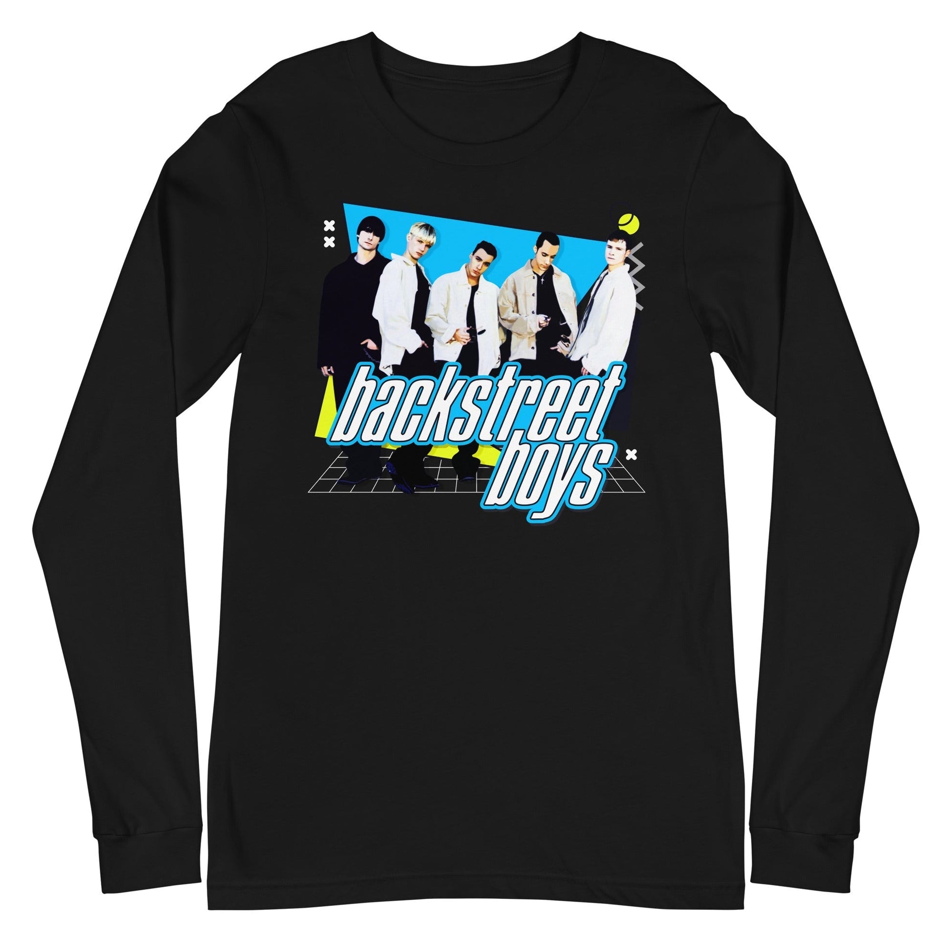 MerchMoment Backstreet Boys - Jamming Long Sleeve T-Shirt Black