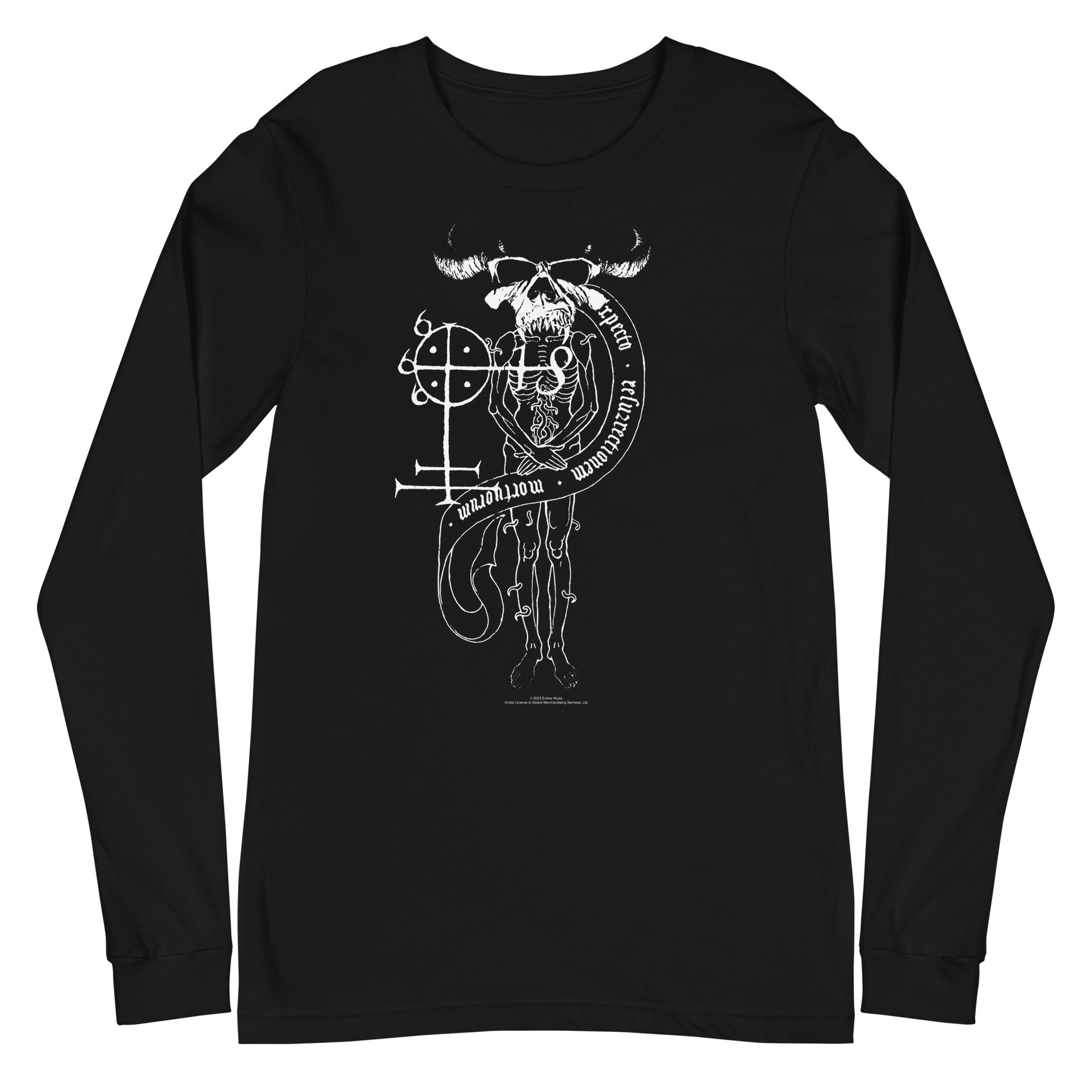 MerchMoment Danzig - Skulleton Long Sleeve T-Shirt Black