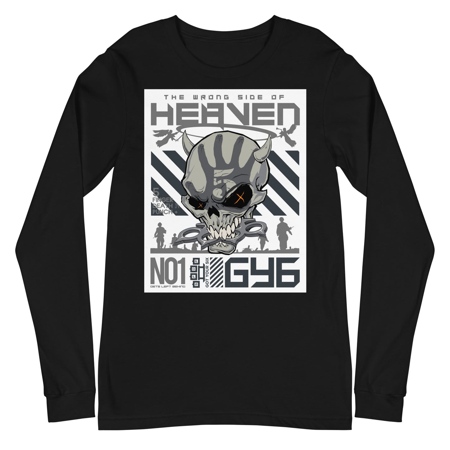 MerchMoment Five Finger Death Punch - GY6 Long Sleeve T-Shirt Black