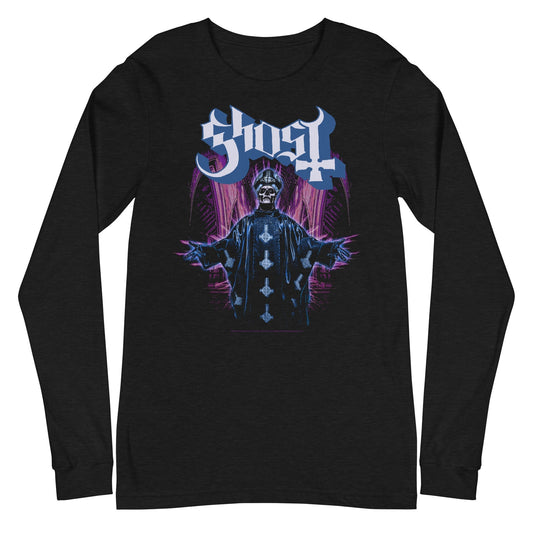 MerchMoment Ghost - Amen Long Sleeve T-Shirt Black