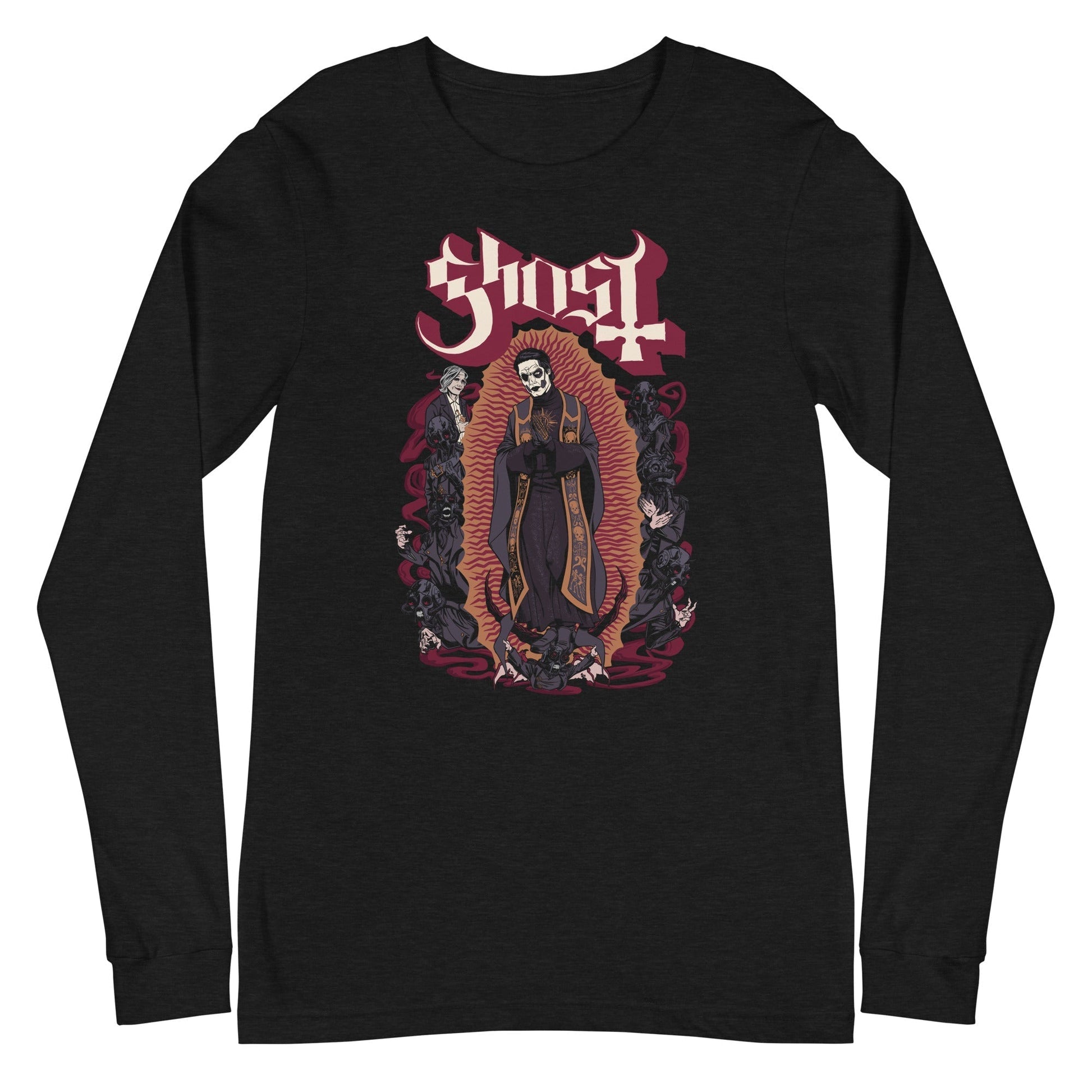 MerchMoment Ghost - Come With Me Long Sleeve T-Shirt Black