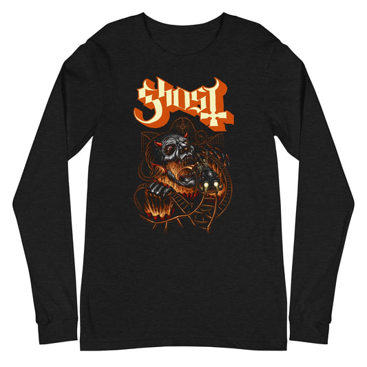 MerchMoment Ghost - Downward Path Long Sleeve T-Shirt Black