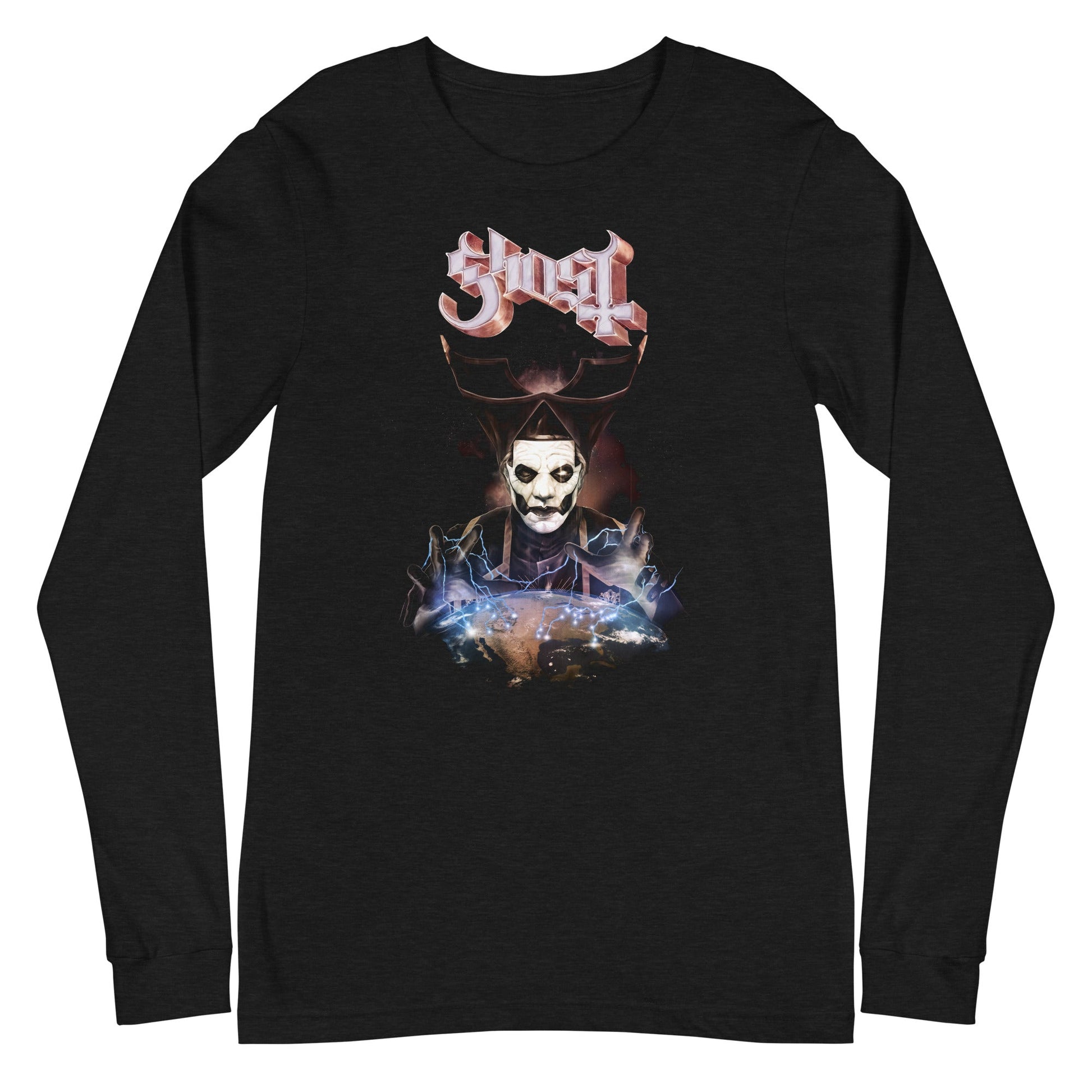 MerchMoment Ghost - Electricity Long Sleeve T-Shirt Black