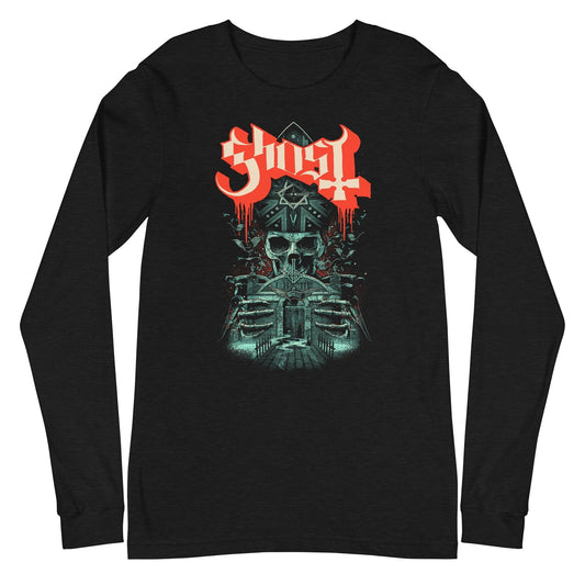 MerchMoment Ghost - Enter Alone Long Sleeve T-Shirt Black