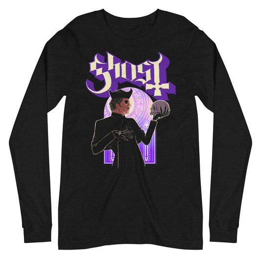 MerchMoment Ghost - Eye to Eye Long Sleeve T-Shirt Black