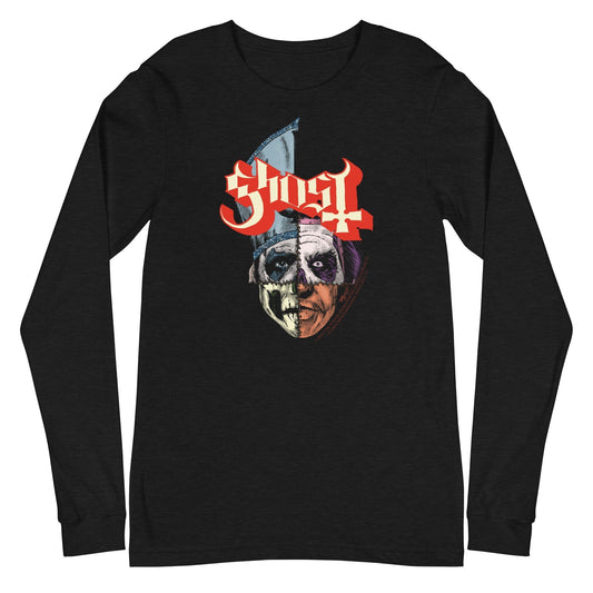 MerchMoment Ghost - Four Corners Long Sleeve T-Shirt Black