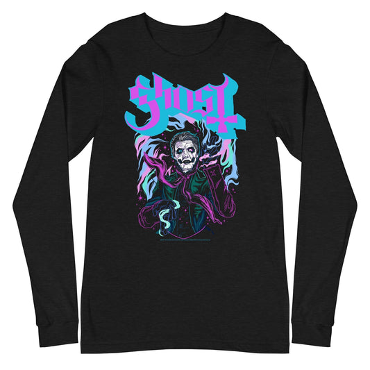 MerchMoment Ghost - In the Machine Long Sleeve T-Shirt Black
