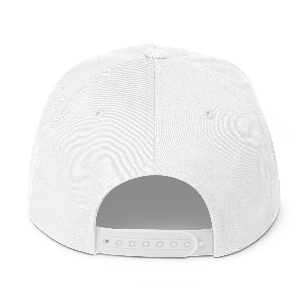 MerchMoment Ghost Logo Embroidered Snapback Hat
