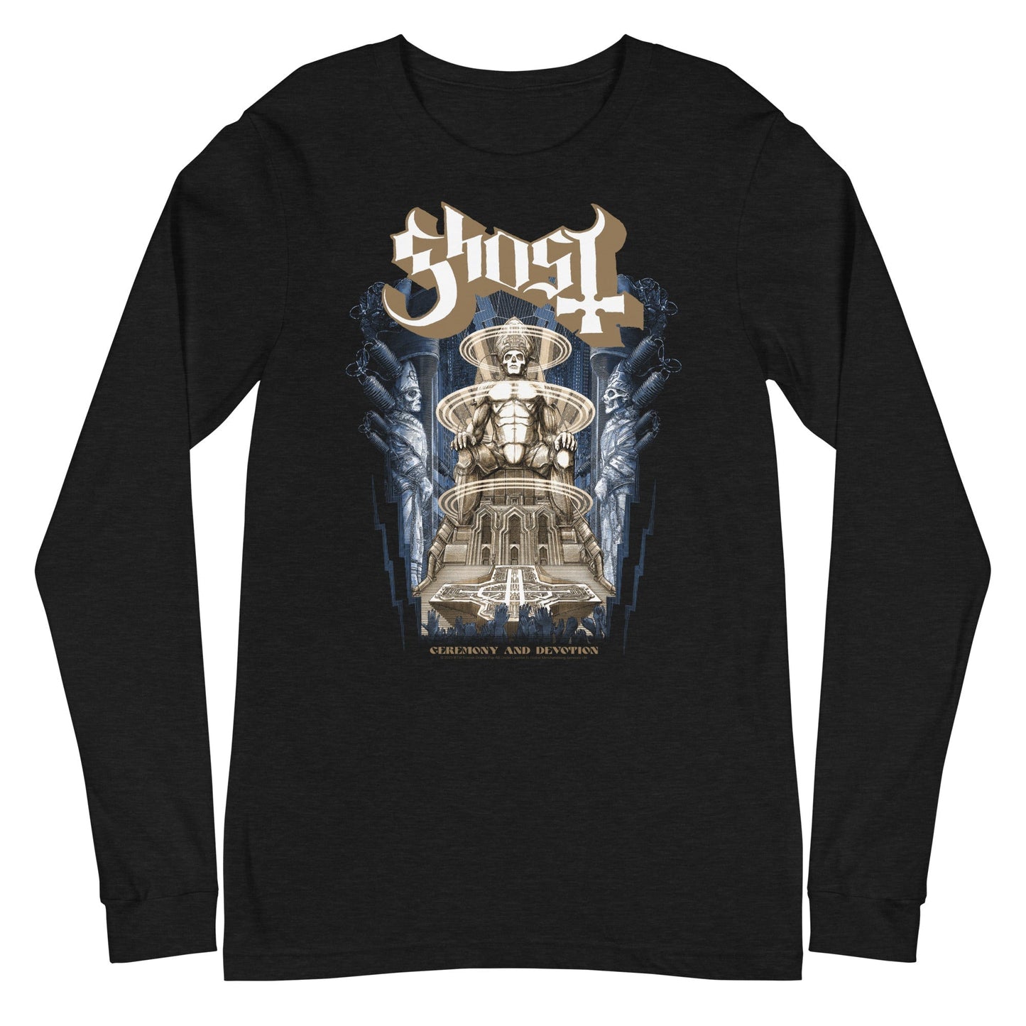 MerchMoment Ghost - Monument Long Sleeve T-Shirt Black