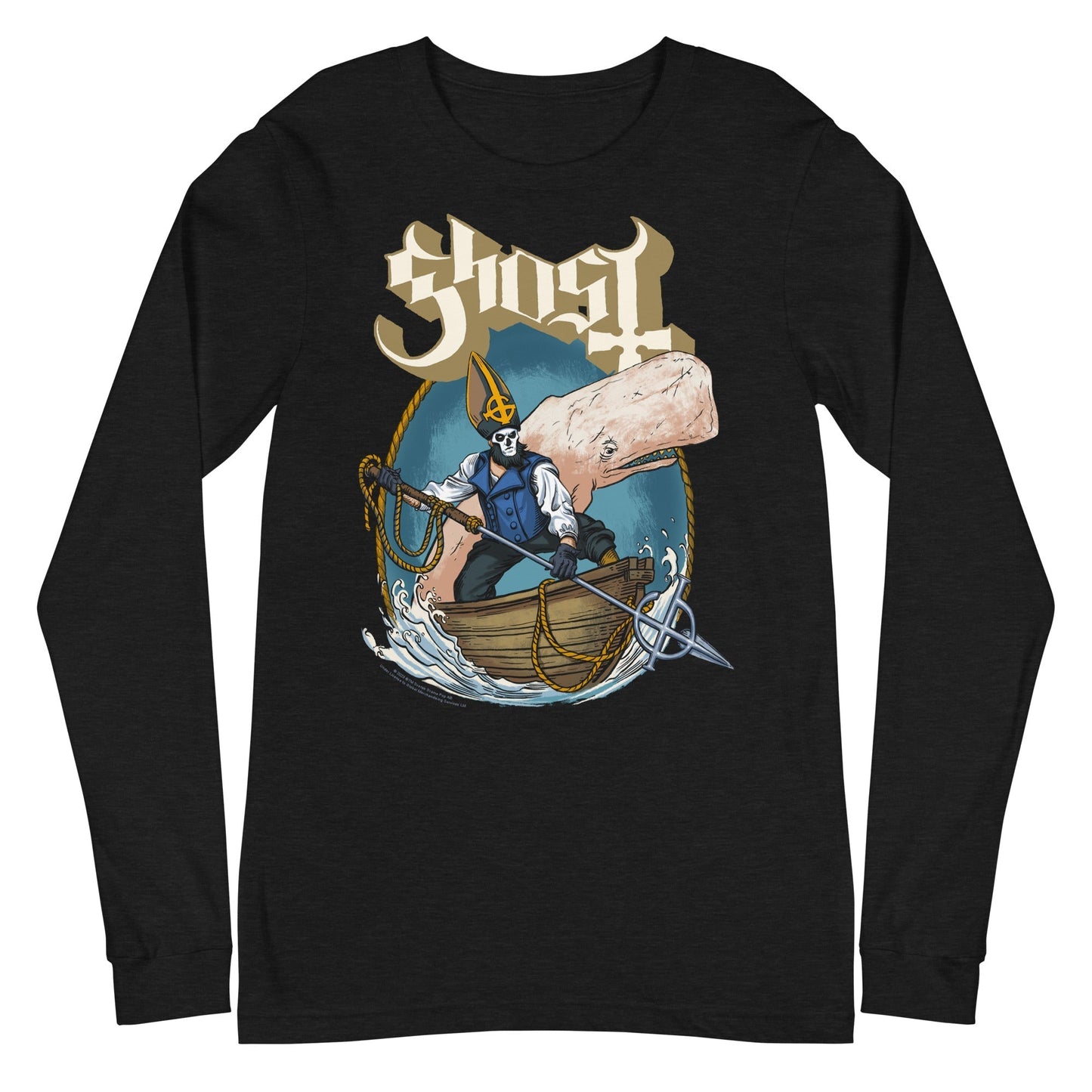 MerchMoment Ghost - Seven Seas Long Sleeve T-Shirt Black