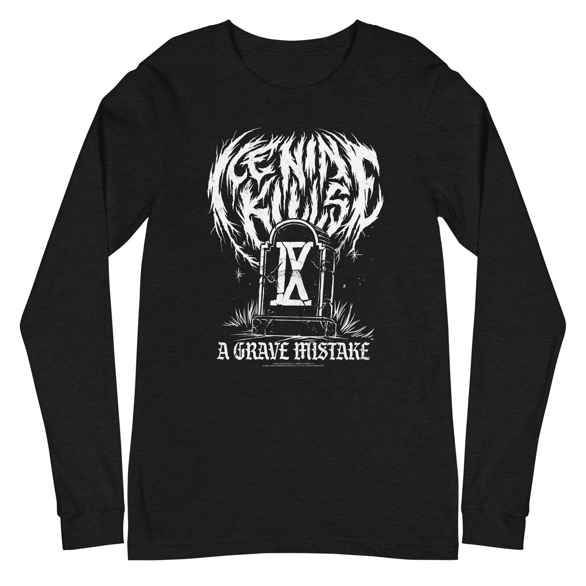 MerchMoment Ice Nine Kills - A Grave Mistake Long Sleeve T-Shirt Black