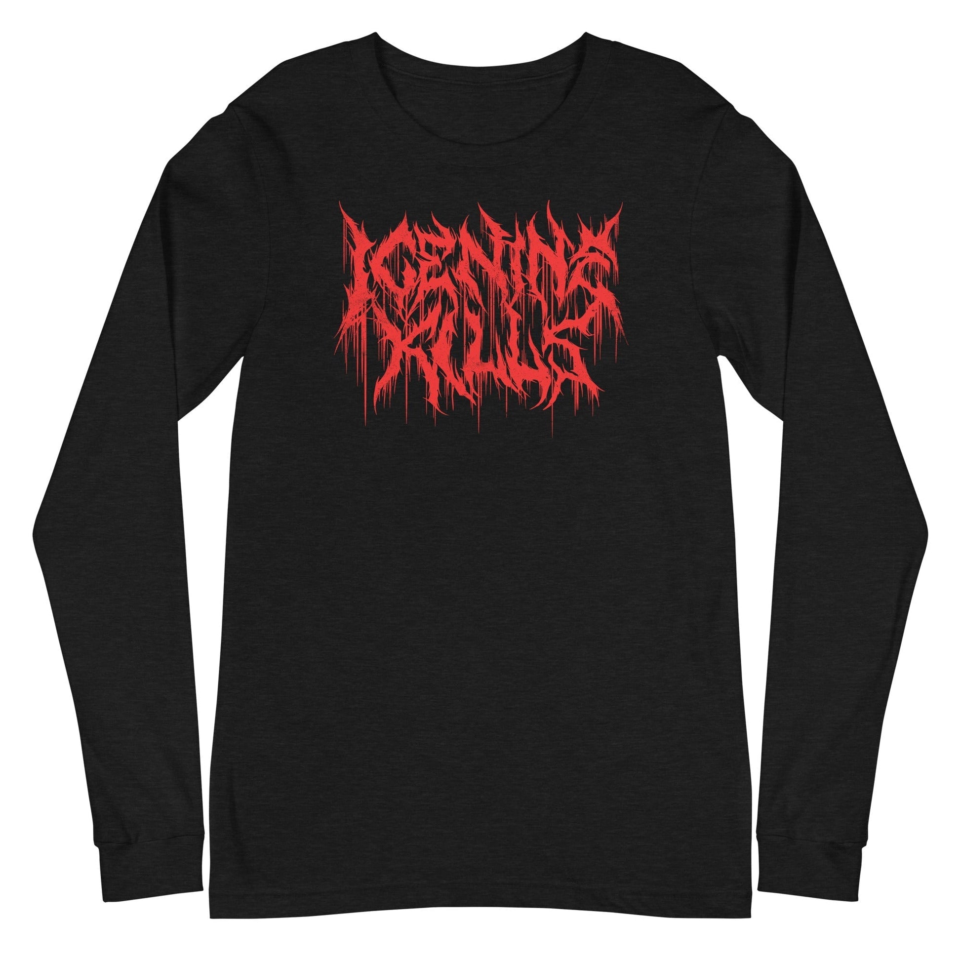 MerchMoment Ice Nine Kills - Drip Logo Long Sleeve T-Shirt Black