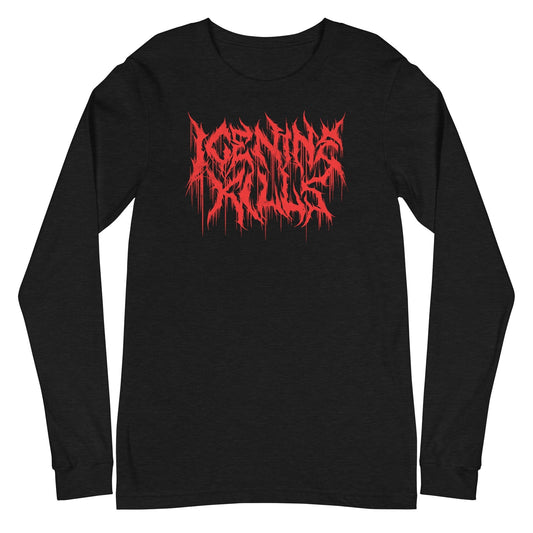 MerchMoment Ice Nine Kills - Drip Logo Long Sleeve T-Shirt Black