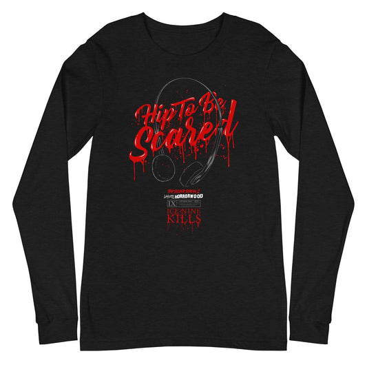 MerchMoment Ice Nine Kills - Hip to be Scared Long Sleeve T-Shirt Black